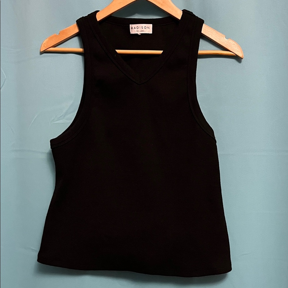 Madison Black Tank Top